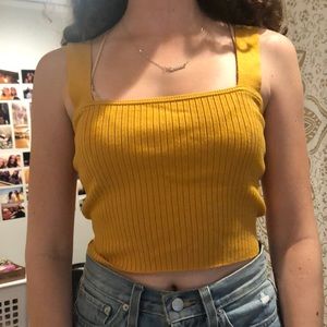 Yellow tank top